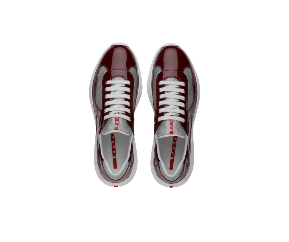 Sneakers street USA low Grenat