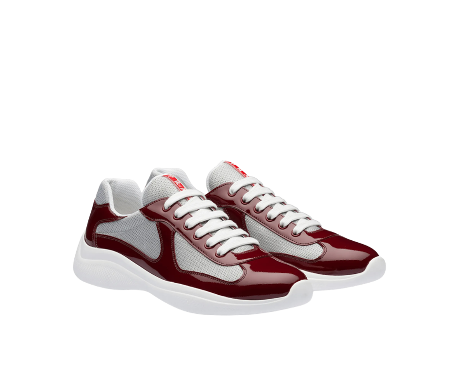 Sneakers street USA low Grenat