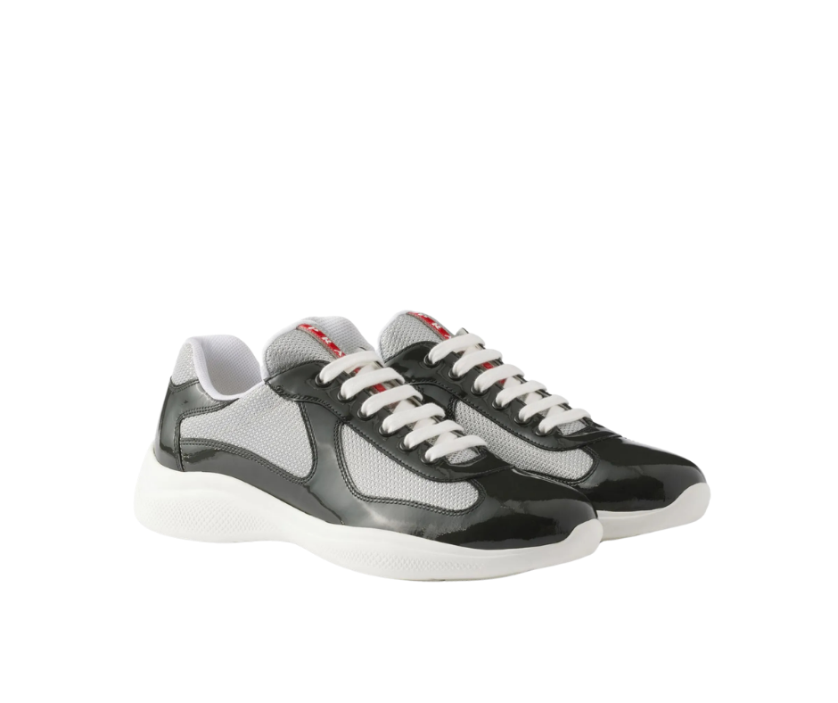 Sneakers street USA low black & gray