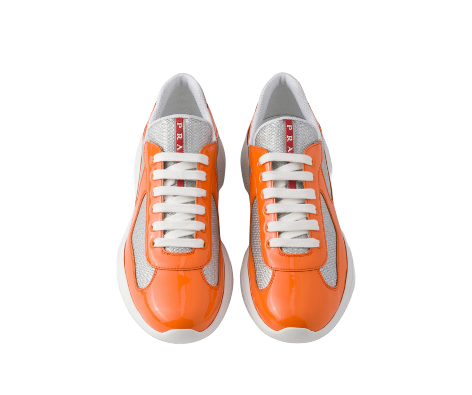 Sneakers street USA low orange