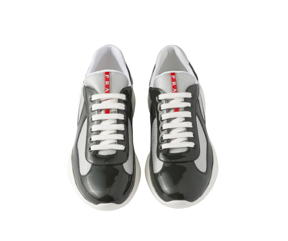 Sneakers street USA low black & gray