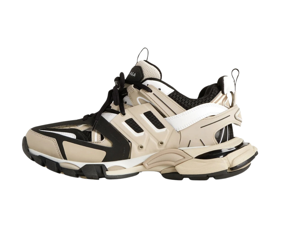 Sneakers B - BEIGE BLACK