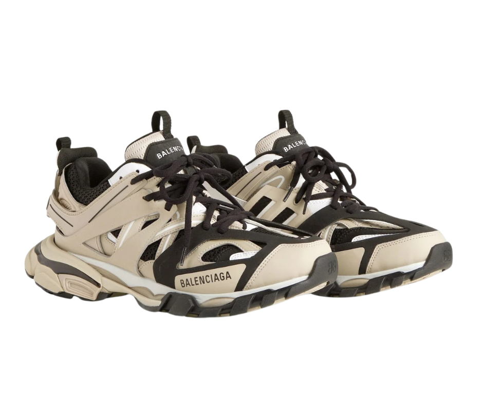 Sneakers B - BEIGE BLACK