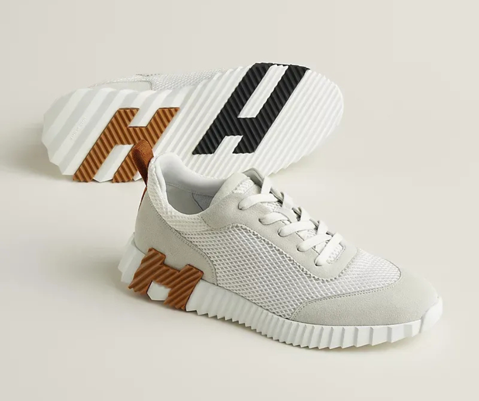 Sneaker H - White & Brown